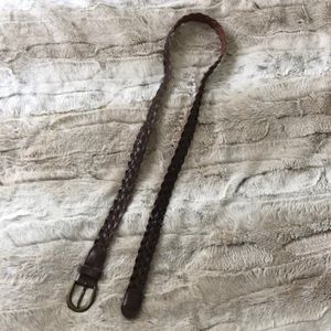 Belt - Leather braided belt